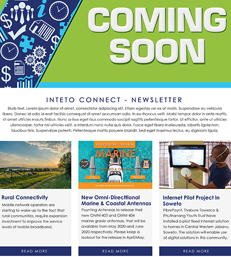 Inteto Connect Newsletter Coming Soon